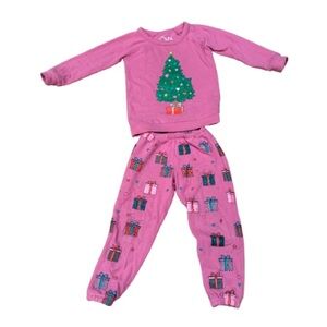 Chaser Pink Christmas Tree Pajama Set